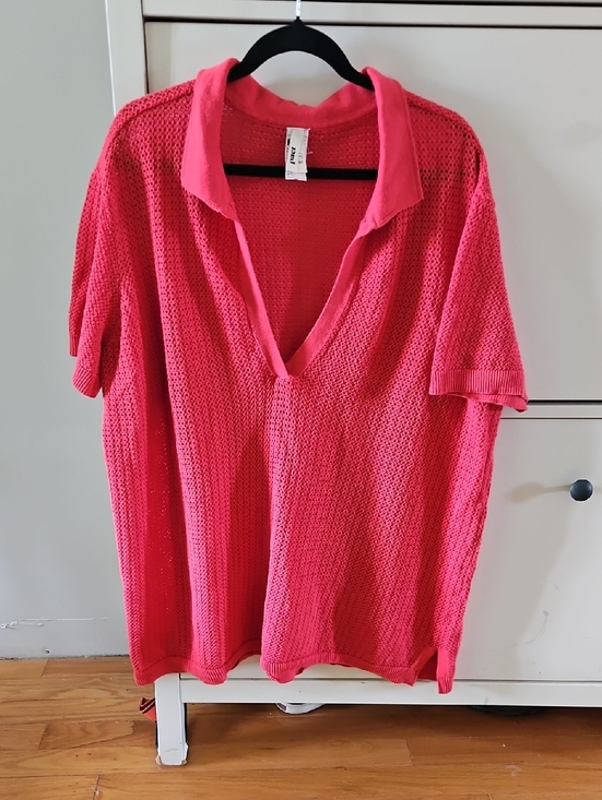 Pact Other - Pact 2 Piece Cover Up Set Cotton Linen Blend Crochet Size XXL